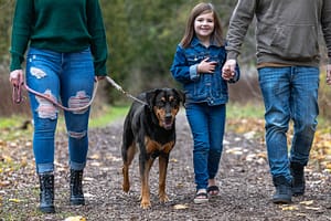 family and dog photoshoot in Burlington, Ontario