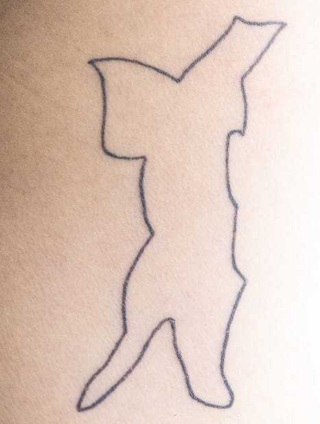 tattoo of a dog