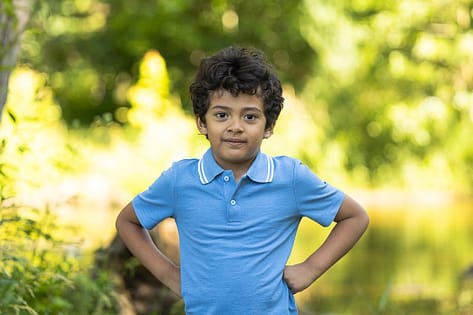 little boy celebrating his birthday, Burlington, ON