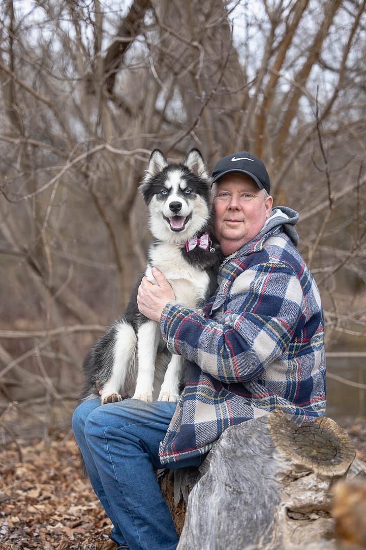 Burlington Pet Photographer captures a puppy and her human