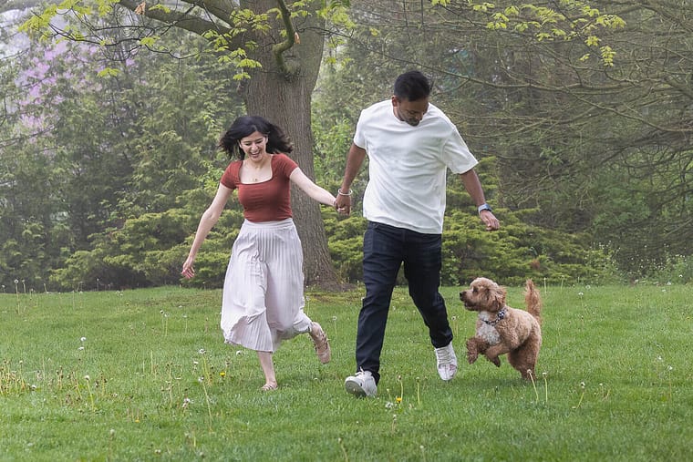 family and pet photography at Gairloch Gardens.
