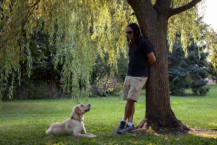 family dog photoshoot in Mississauga.