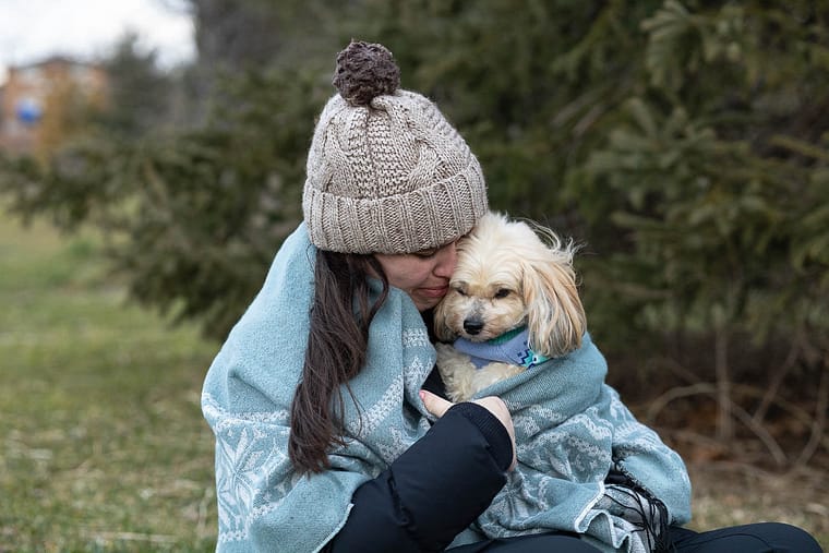 dog photoshoot session in Woodbridge.