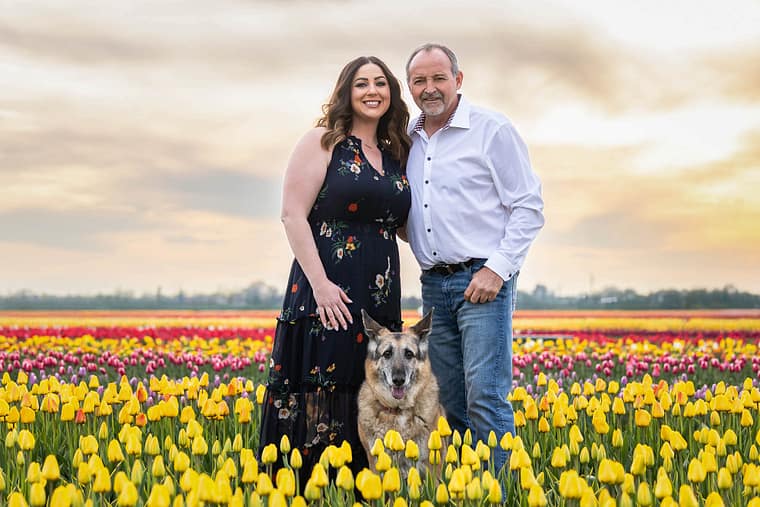 family and dog photoshoot at TASC